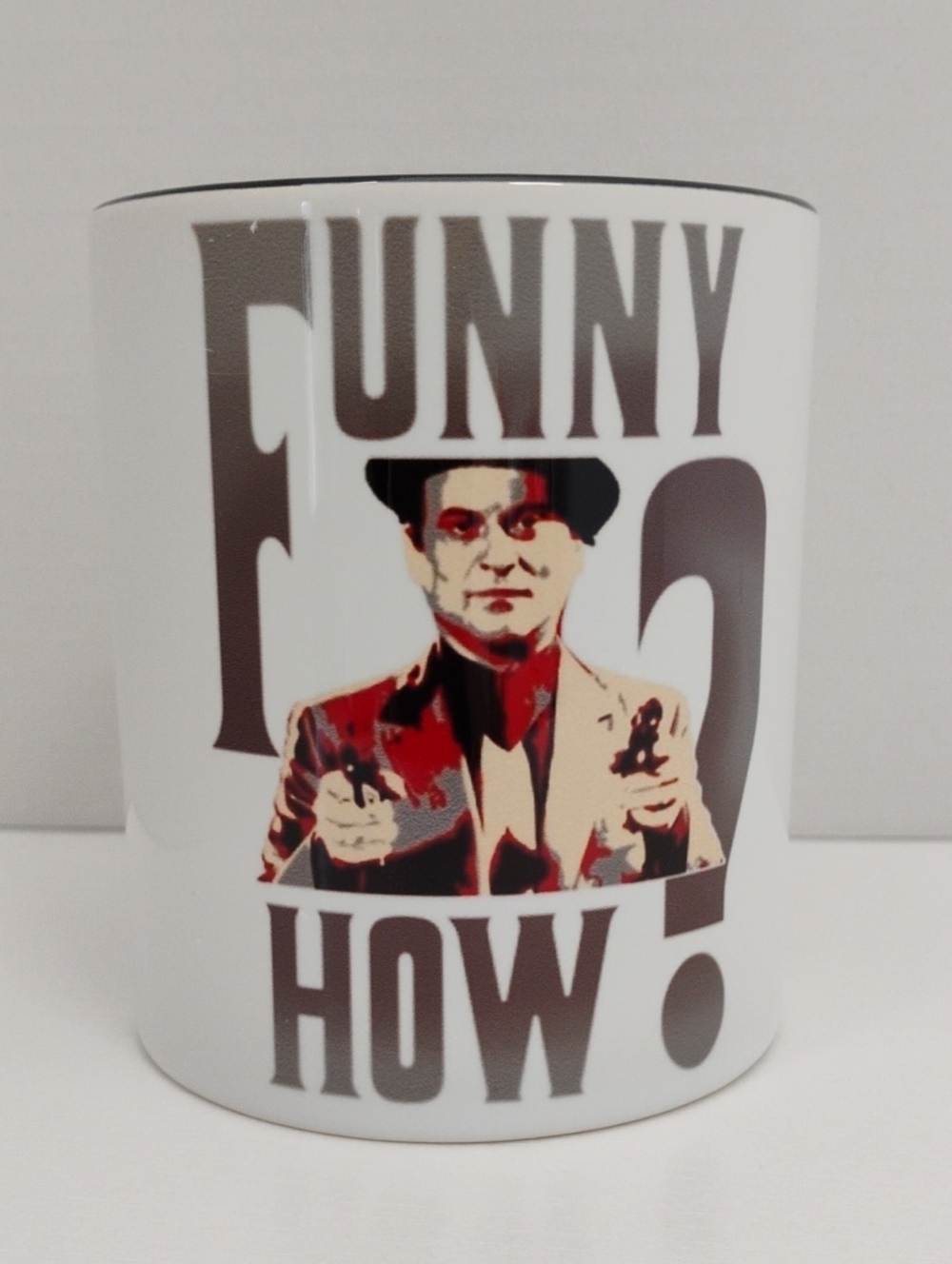 Goodfellas "Funny How?" Mug - Joe Pesci Tommy DeVito 11oz Coffee Cup - Like New